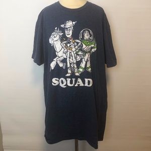 Disney Pixar Toy Story Blue Tee Top T-shirt (Large